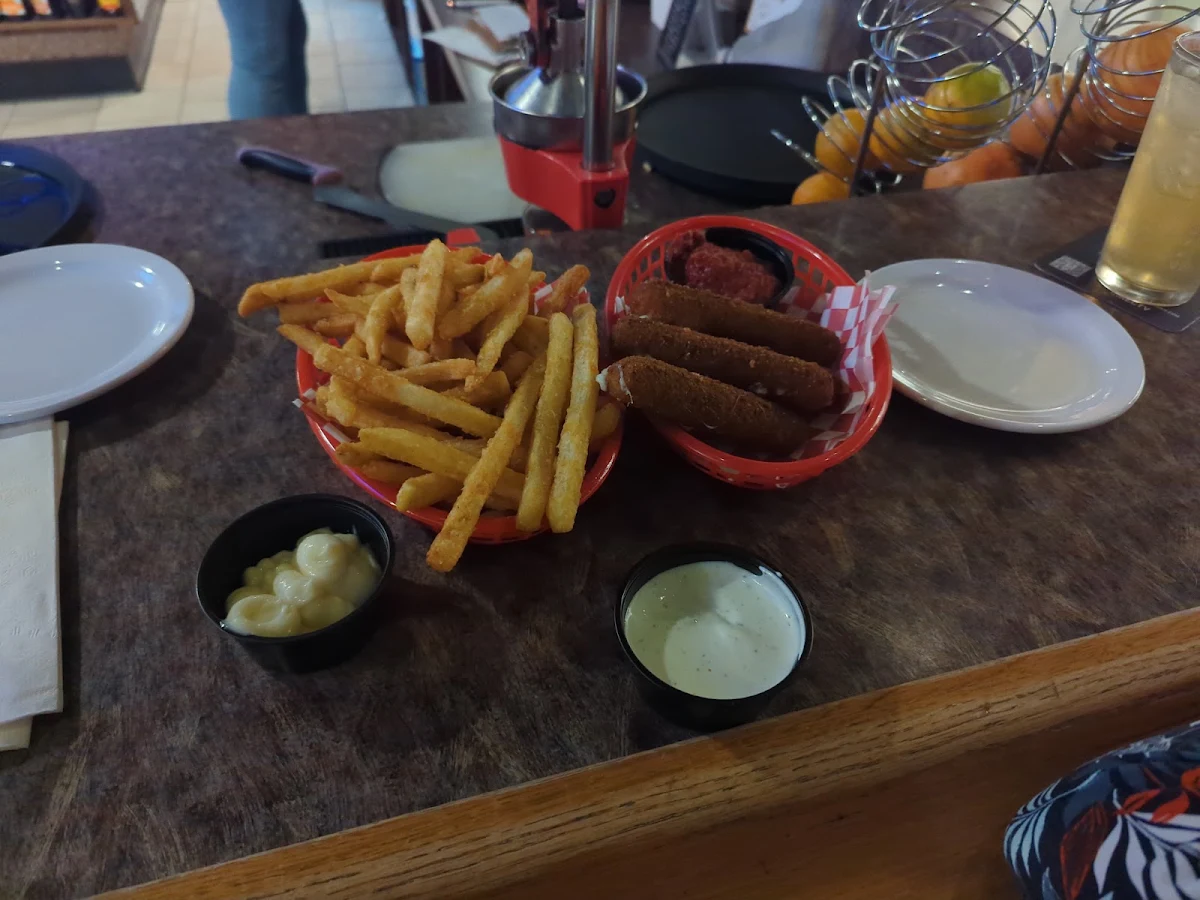 Mozzarella Sticks and Fries