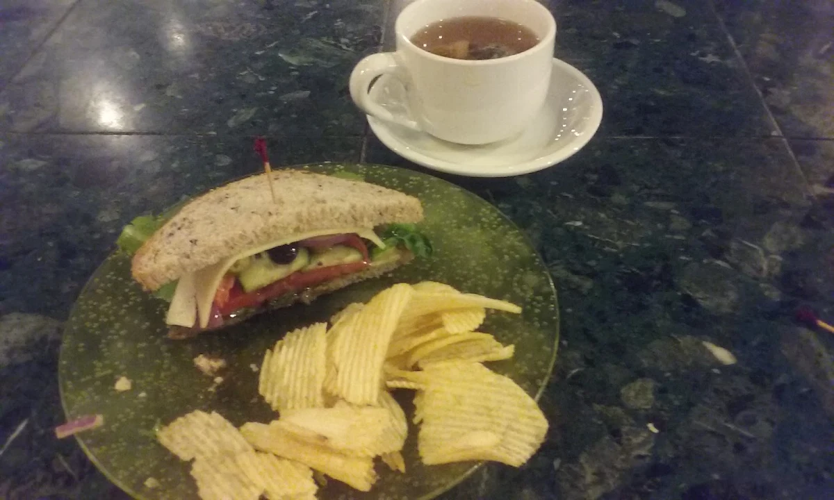 Vegetarian Hummus Sandwich