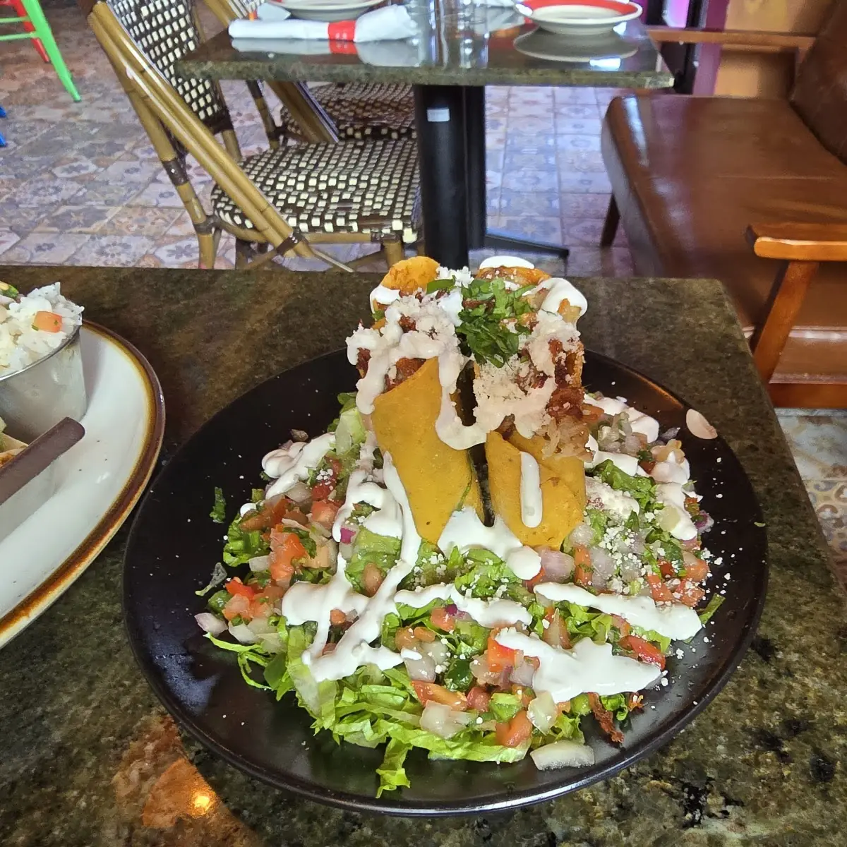 Chicken Tostada