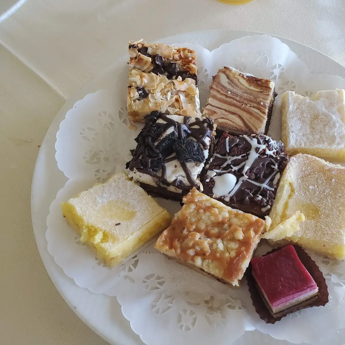 Desert Plate from Sunday Brunch