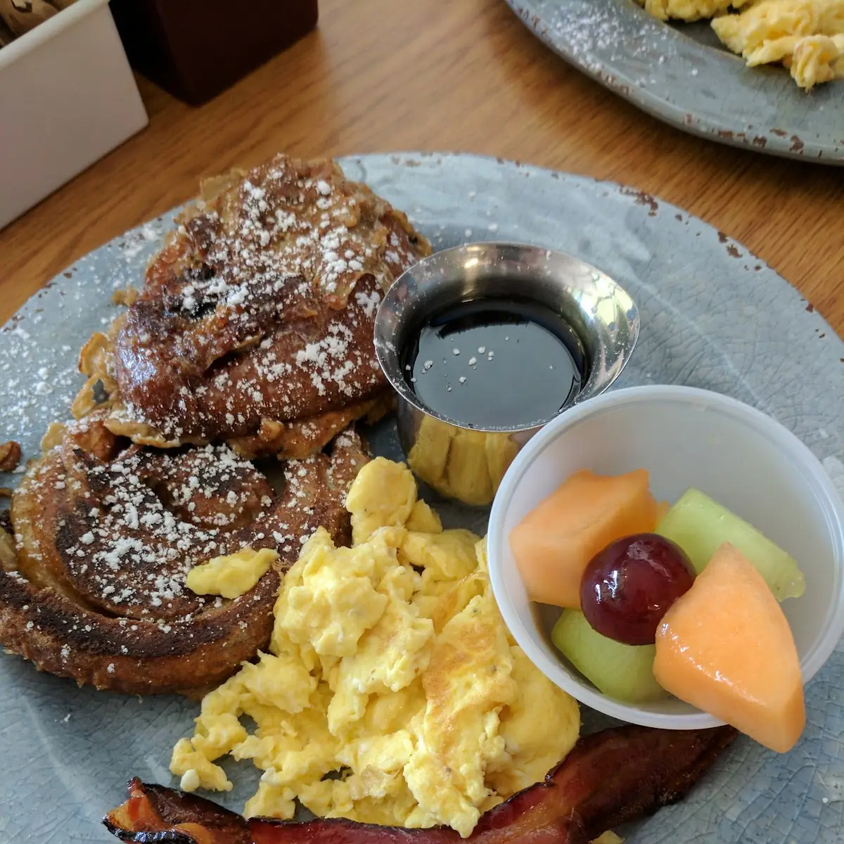 House Bacon and Fresh Fruit