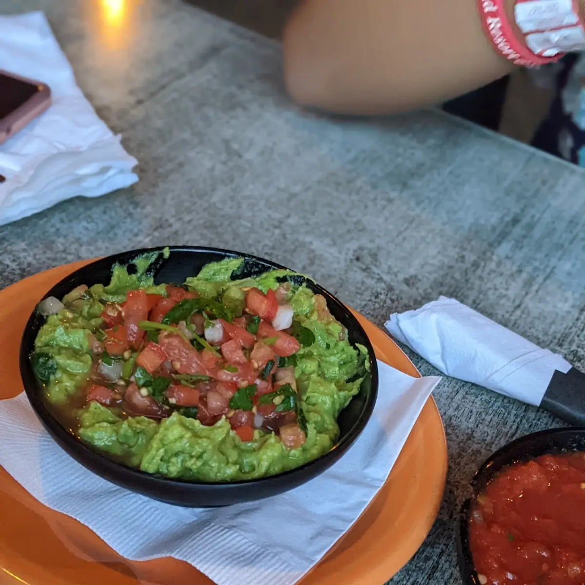 Salsa and Guacamole Dip