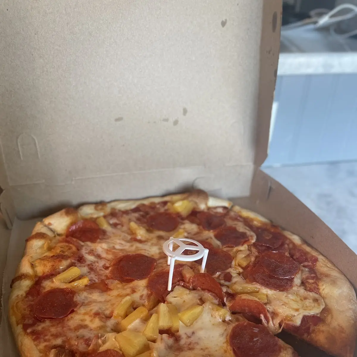 Custom Pizza Pepperoni & Pineapple