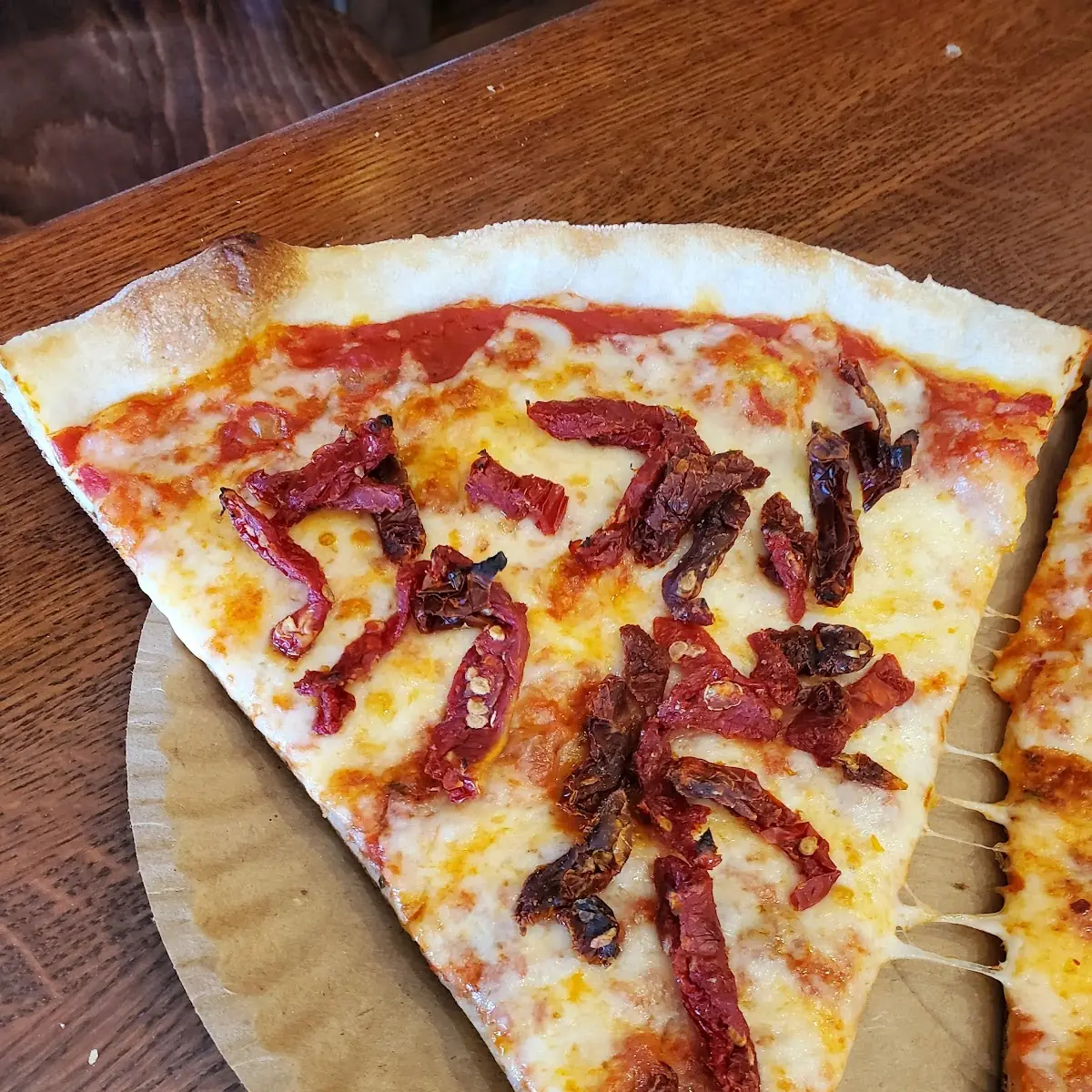 Pizza with Sun Dried Tomatoes