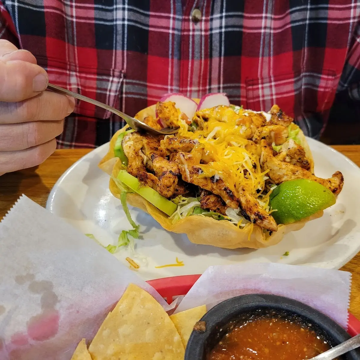 Chicken Tostada