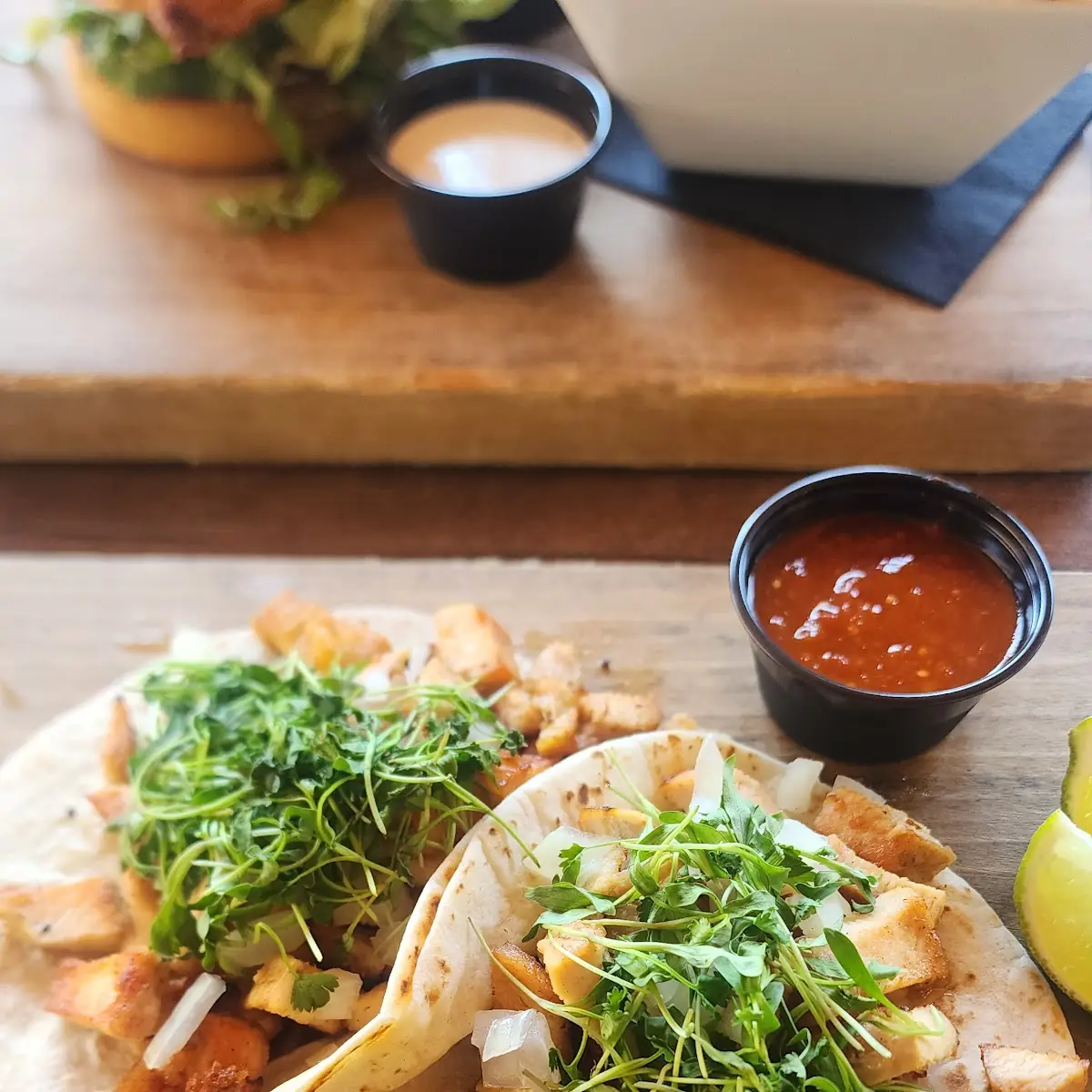 Flour Chicken Tacos
