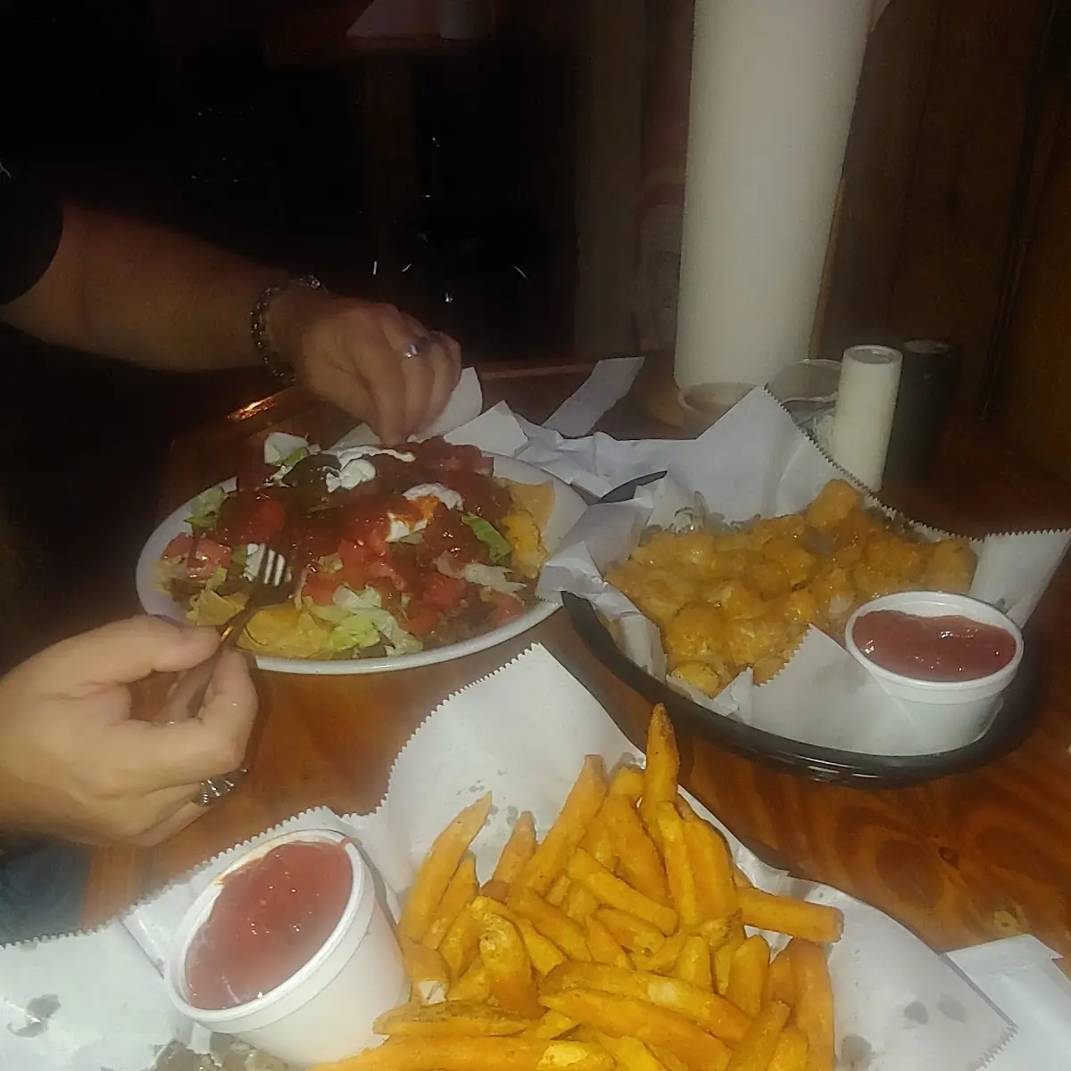 Nachos Tots N Cheese Fries