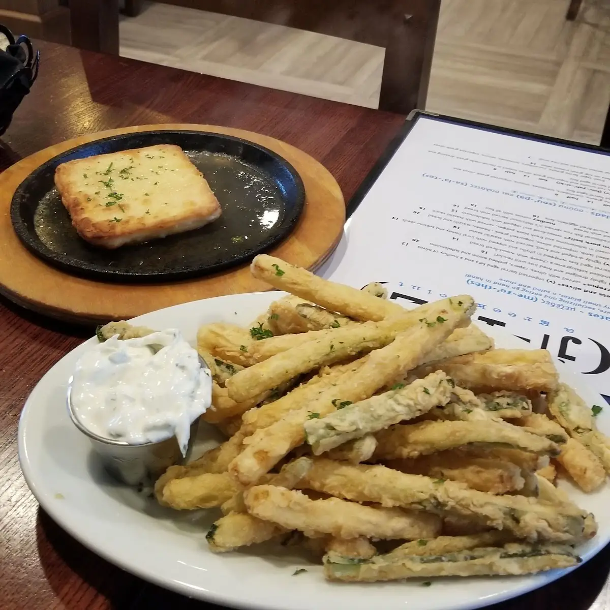 Zucchini Fries with Tzatziki