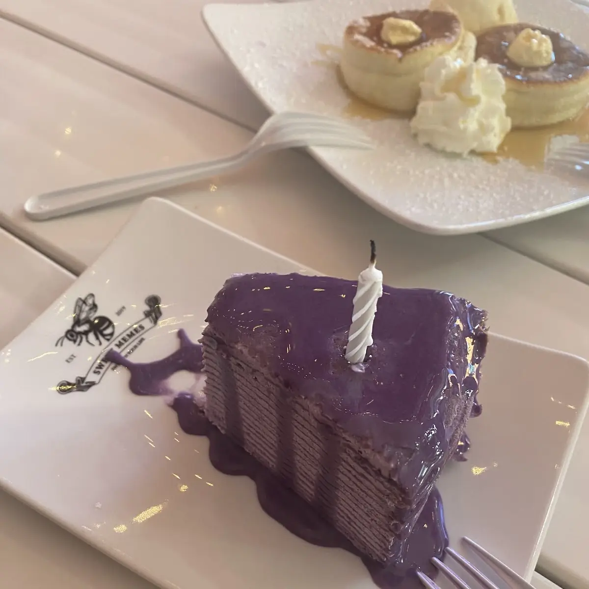 Ube Crepe Cake