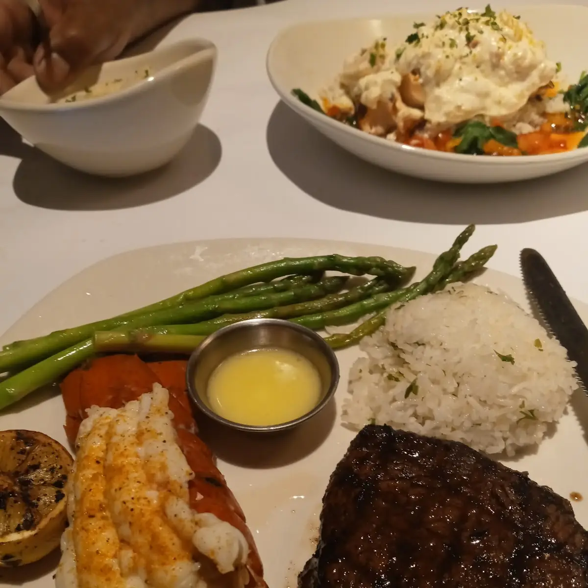 Barrel Cut Filet & Lobster Tail