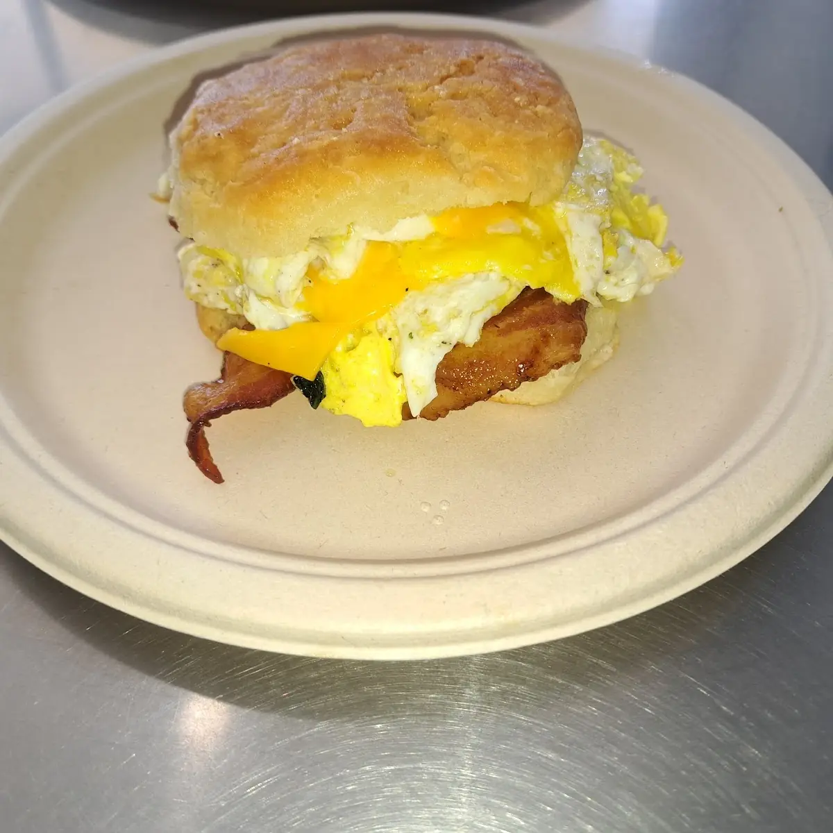 Bacon Egg and Cheese Biscuit