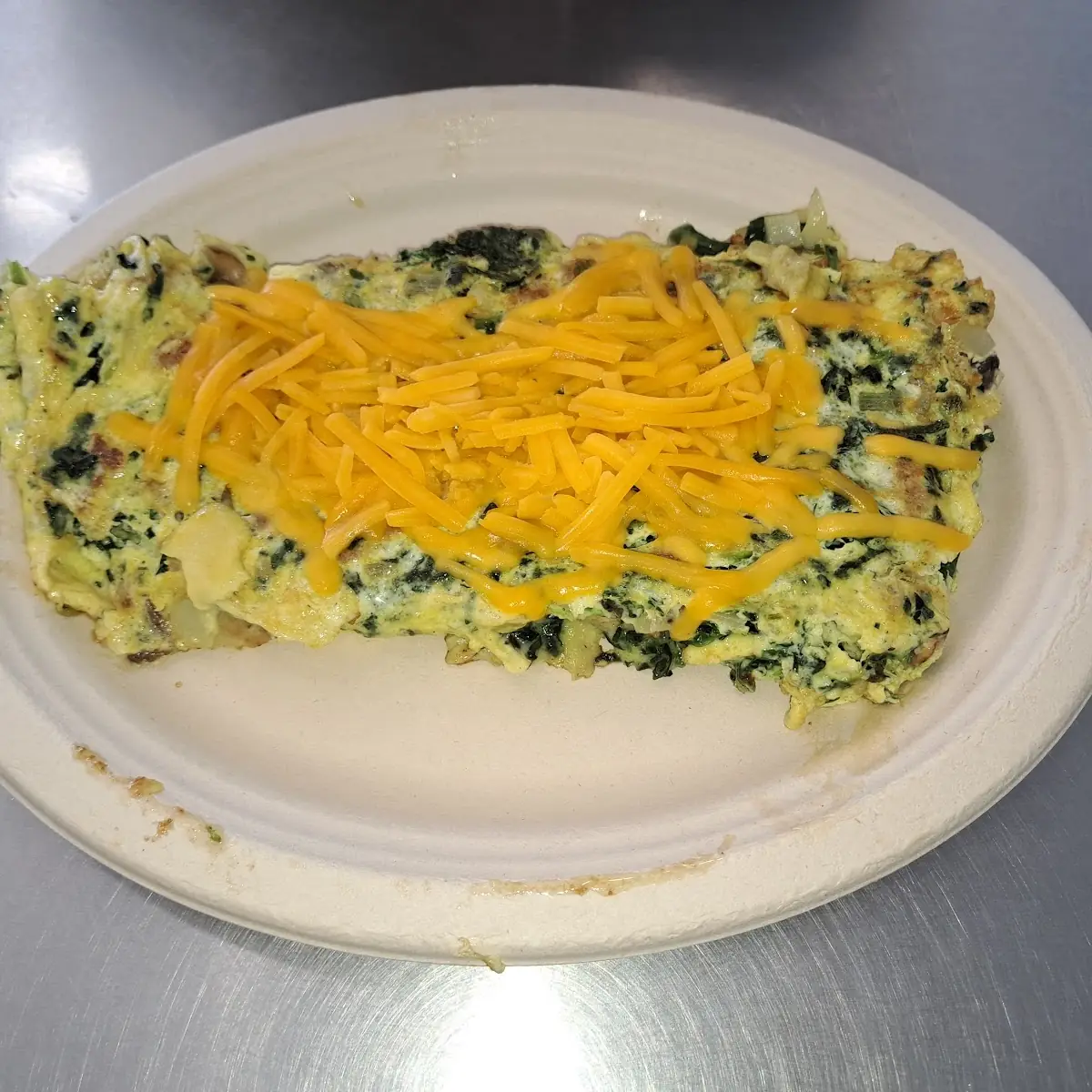 Spinach Omelette