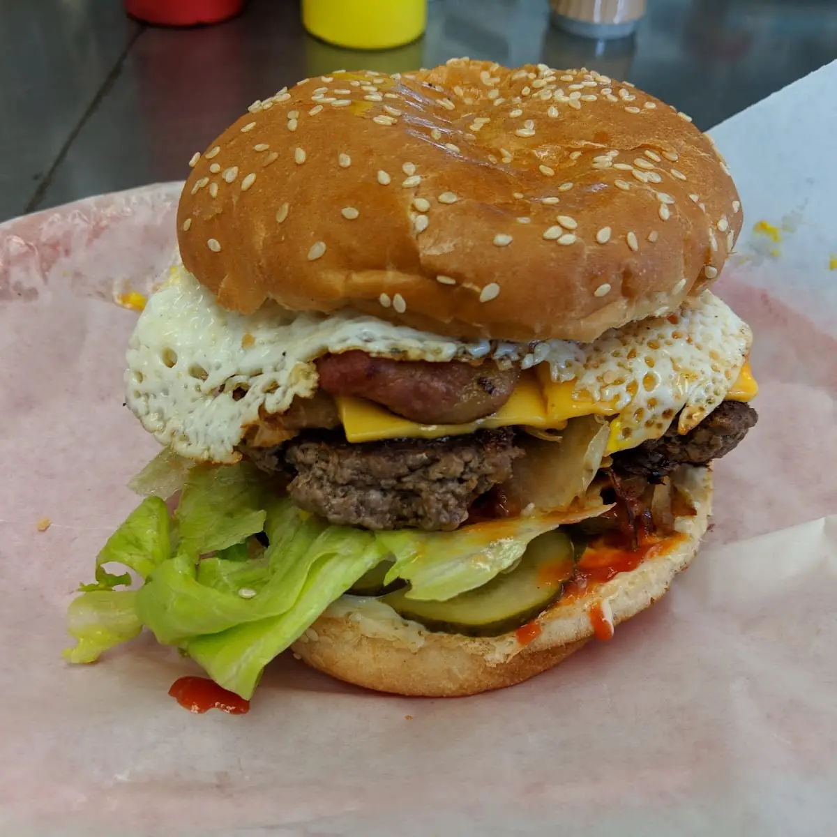 DBL HAMBURGER(S)*