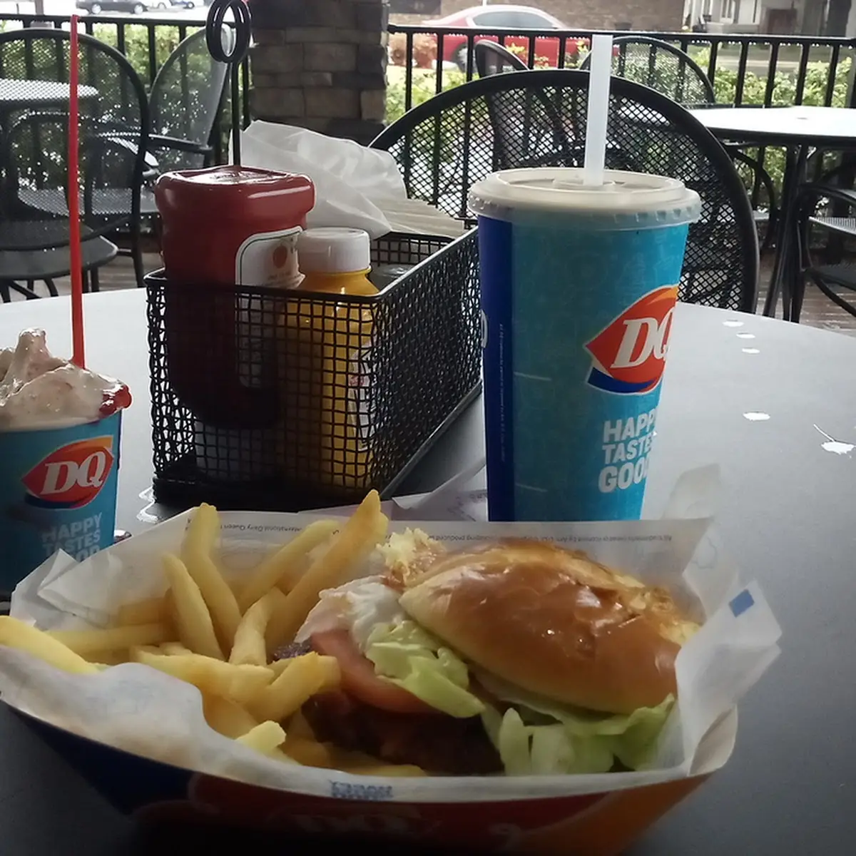 Flamethrower Double Bacon Cheeseburger Combo