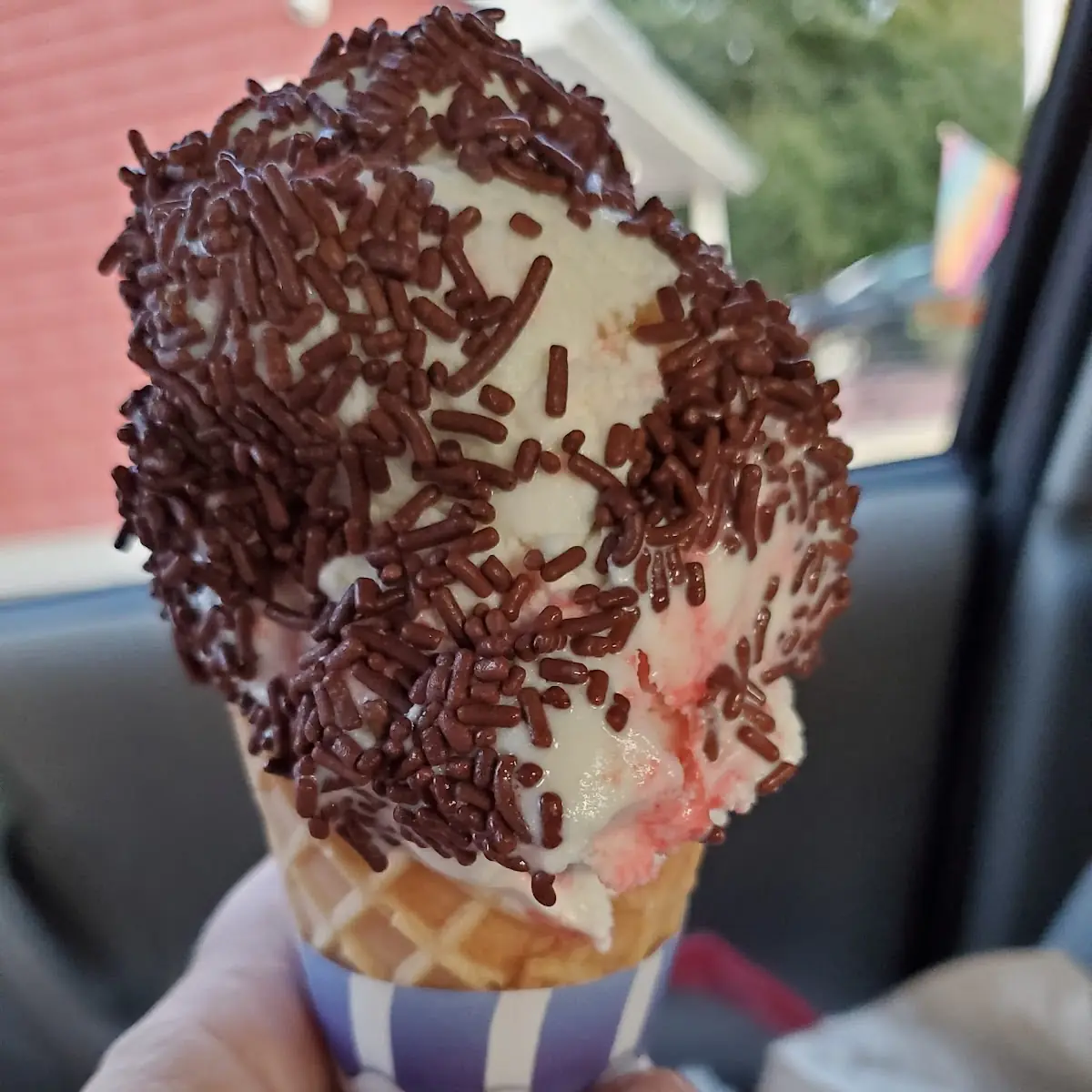 Dipped Waffle Cone