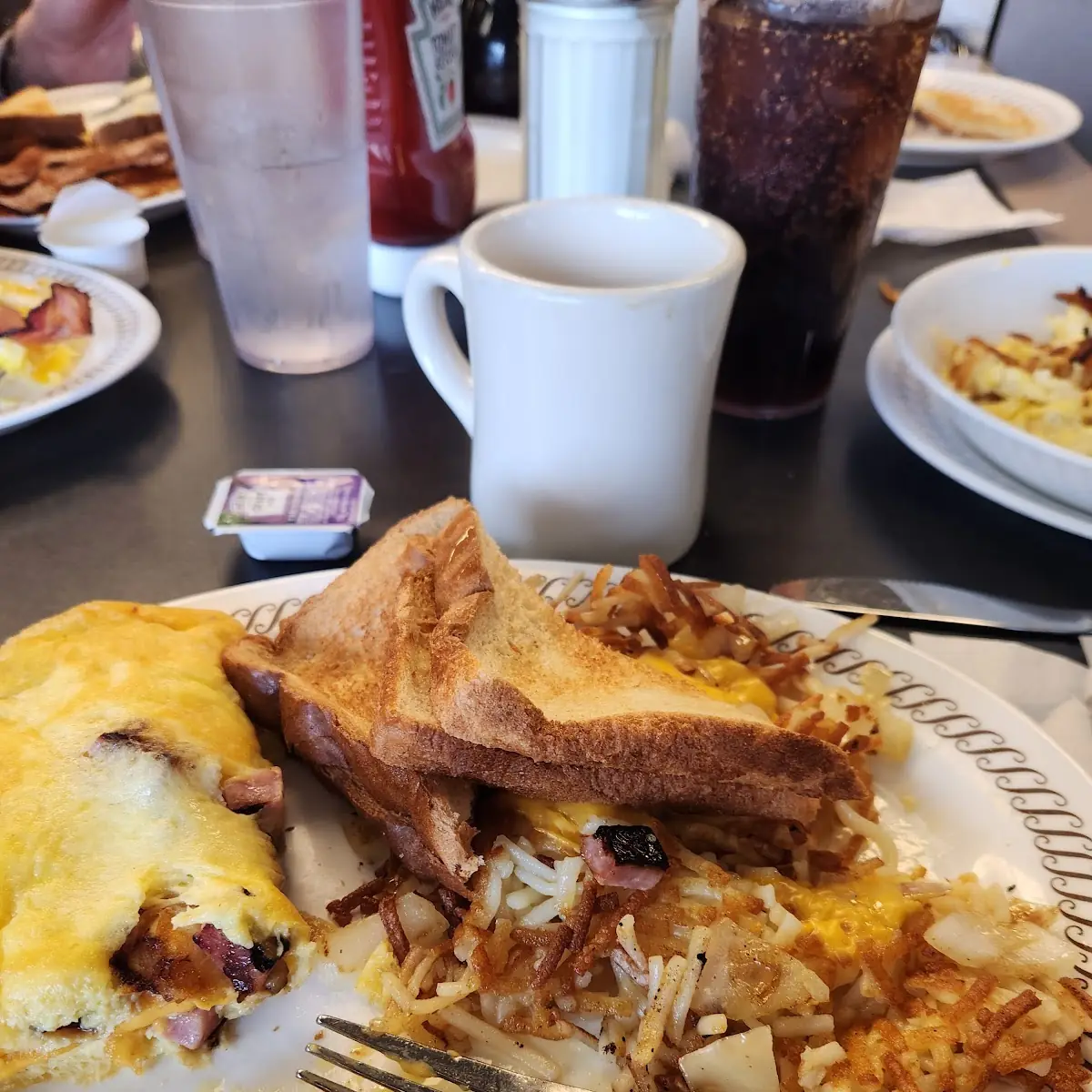 Ham and Cheese Omelette