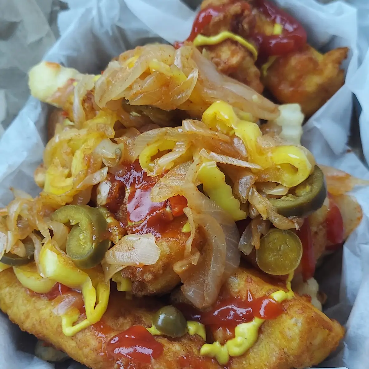 Cod with Peppers & Onions