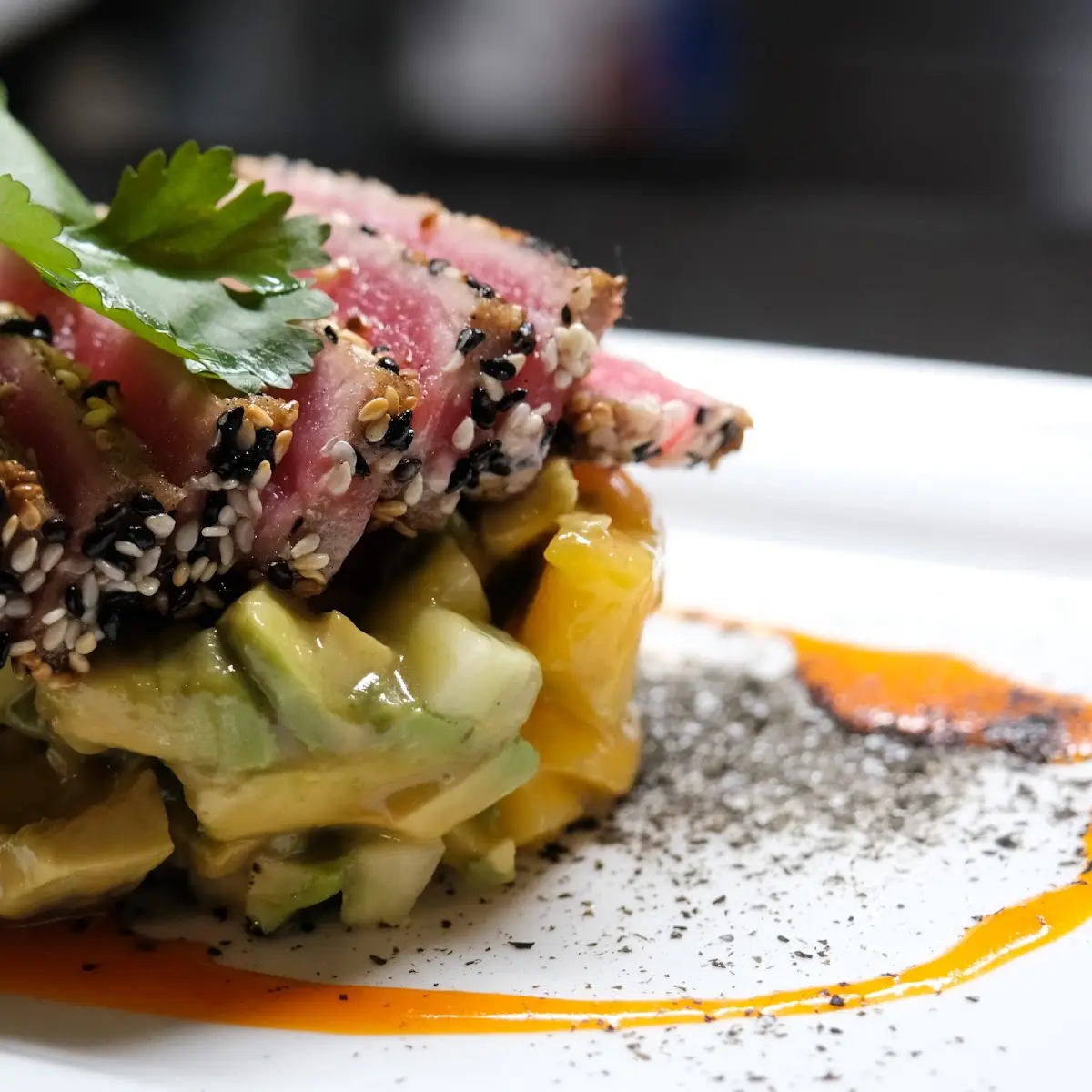 Crunchy Ahi Tuna Tacos