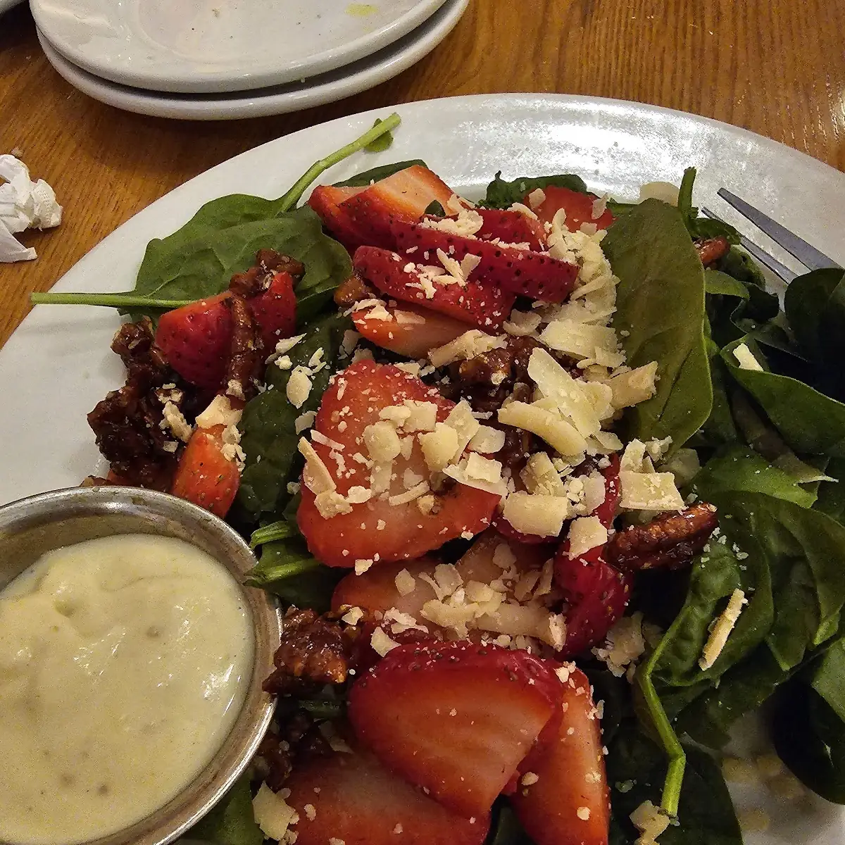 Strawberry Spinach Salad