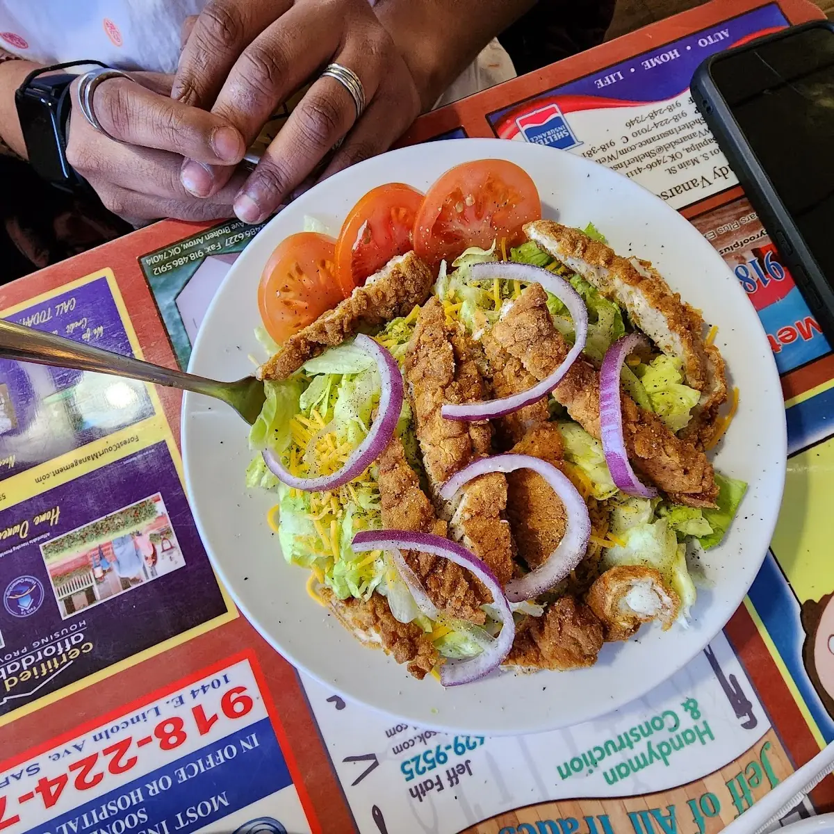 Fried Chicken Salad