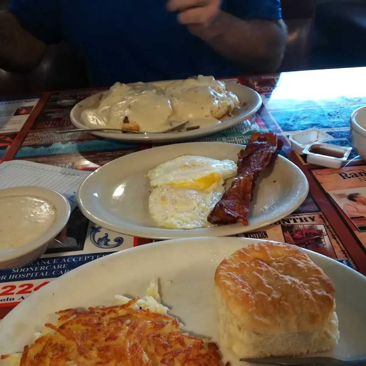 SOS & Bacon & Eggs Biscuits and Gravy