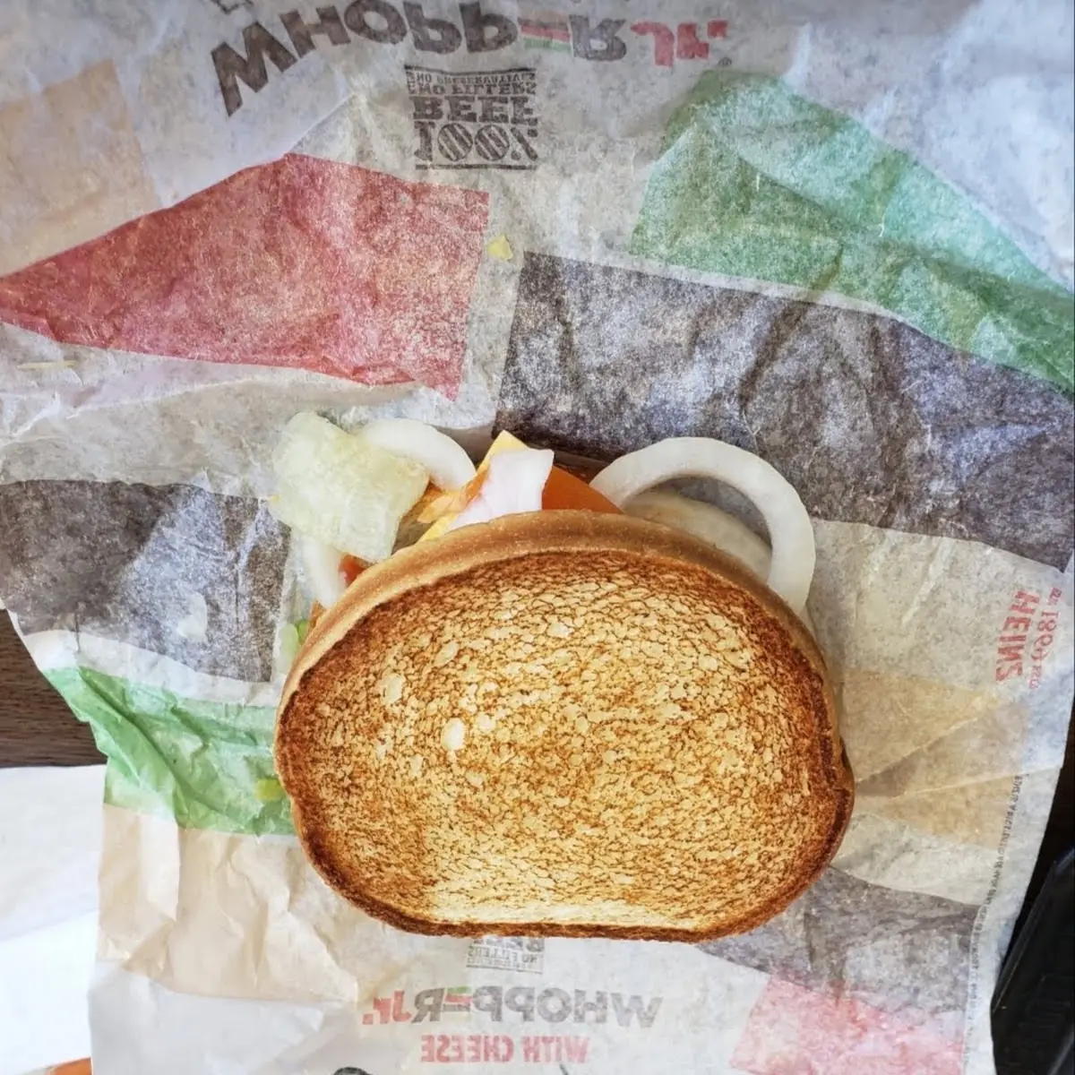 Whopper Jr on Sourdough