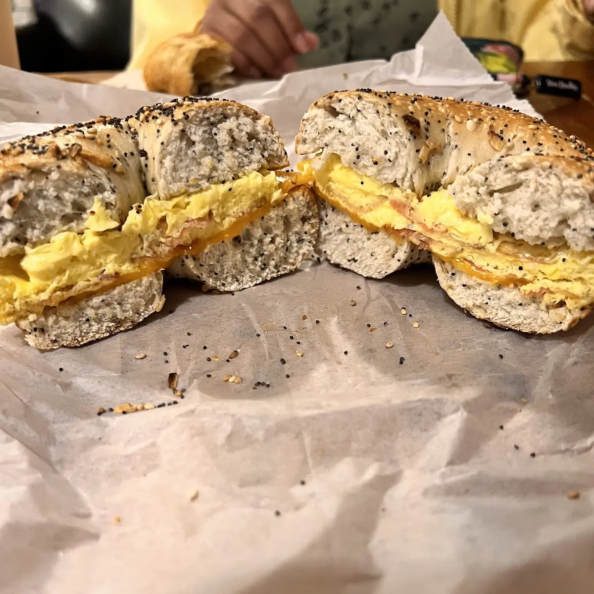B'Fast Veggie Bagel