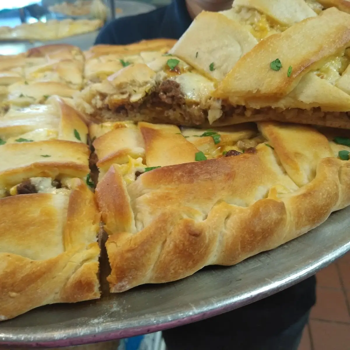 Stuffed Cheese Burger Deluxe
