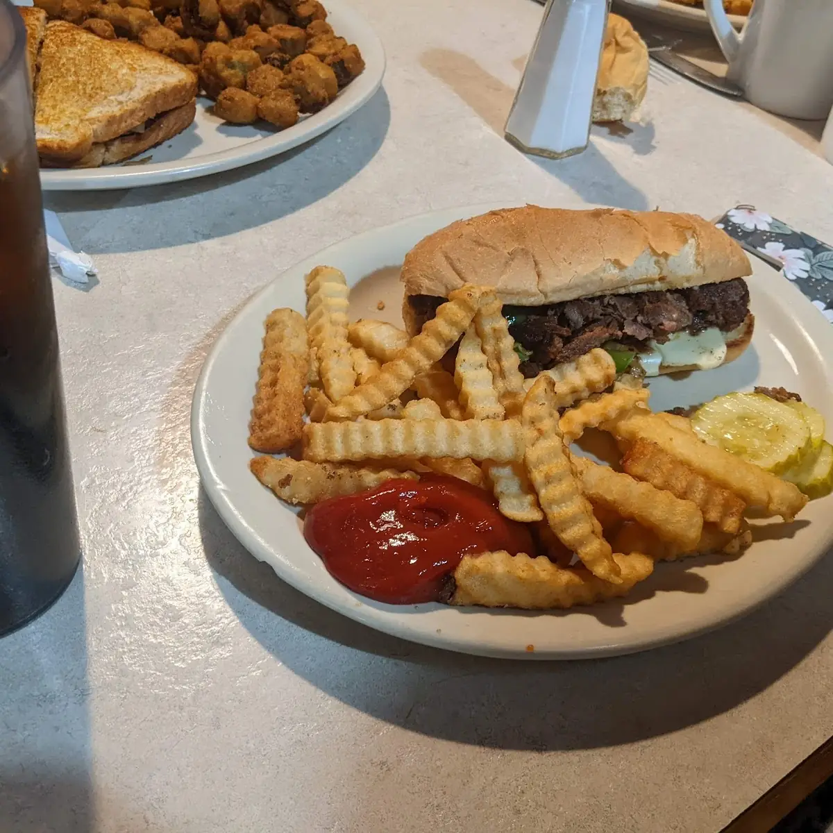 Philly Cheese Steak Sandwich Meal