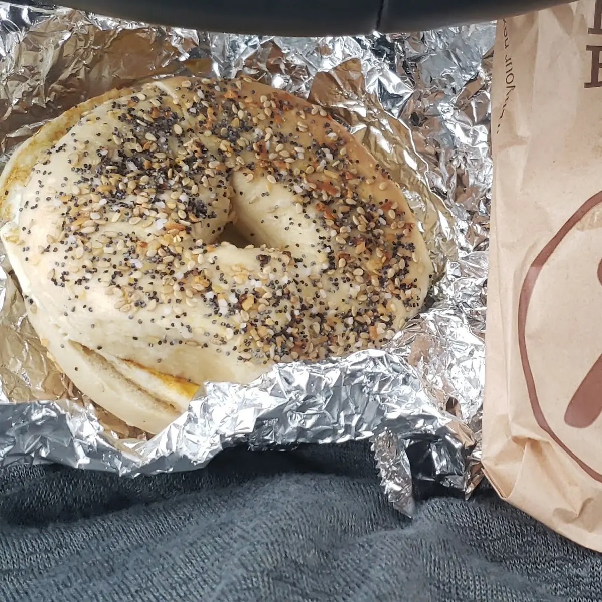 Everything Bagel with Egg & Cheese