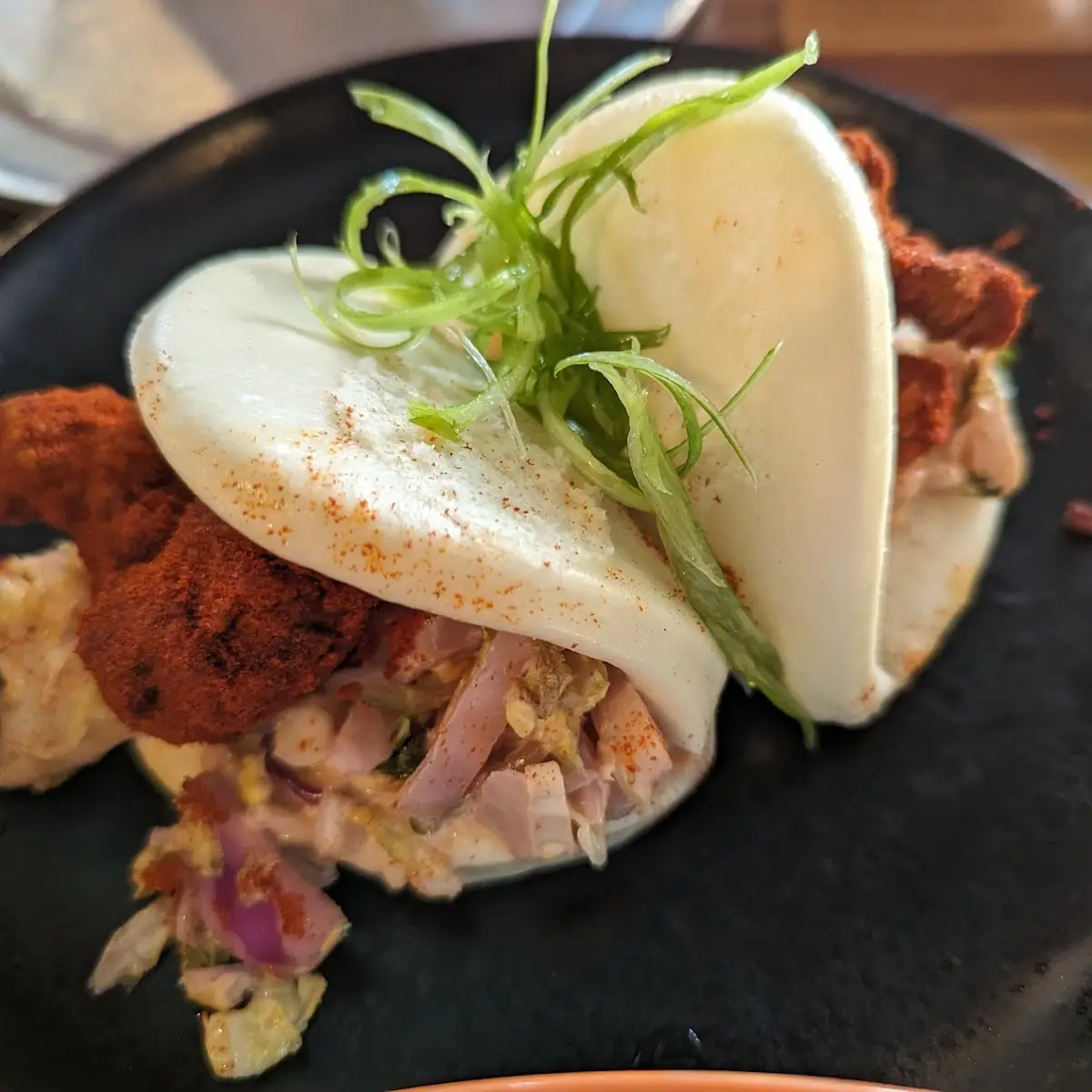 Korean Hot Chicken Bao Bun