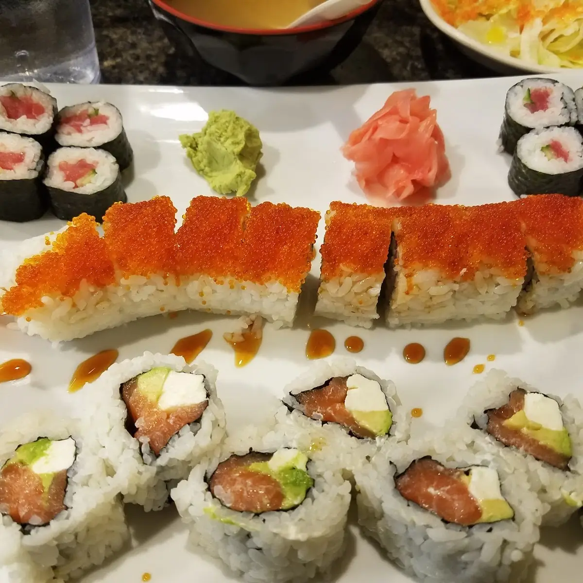 Philadelphia Roll and Tuna Roll