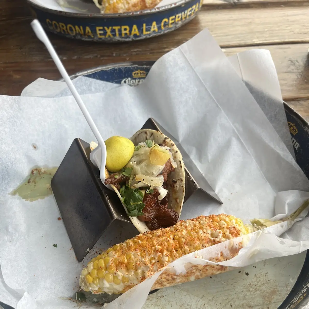 Tacos and Street Corn