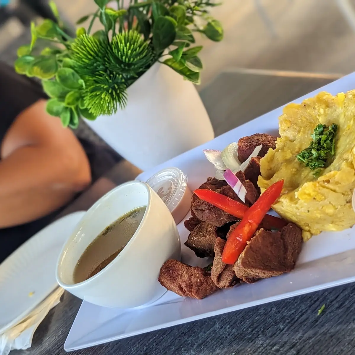 Fried Pork with Mofongo