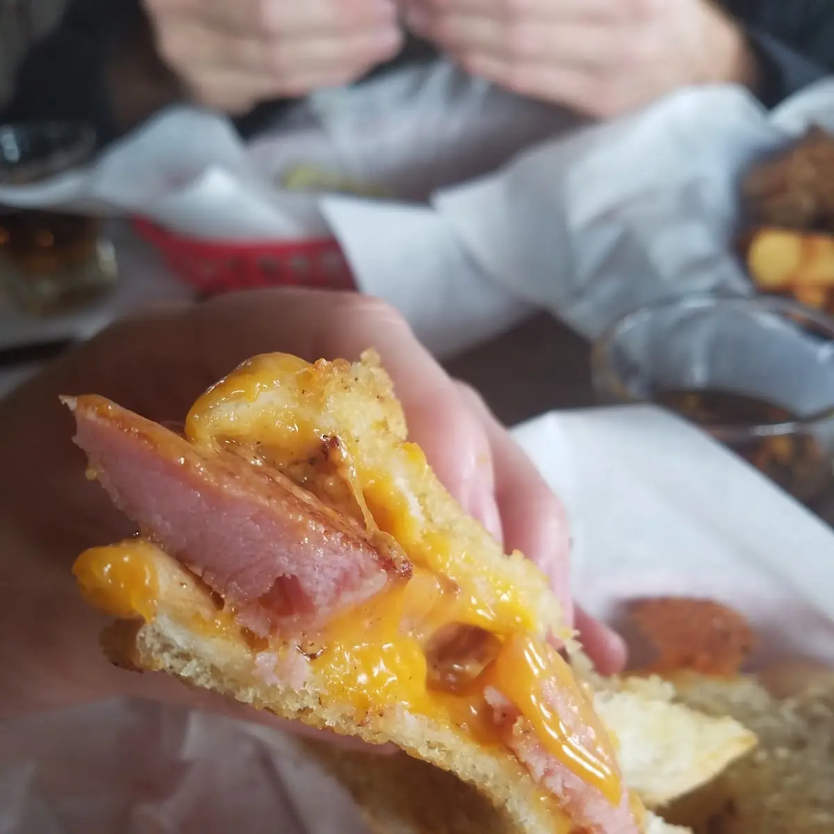 Grilled Ham and Cheese Sandwich
