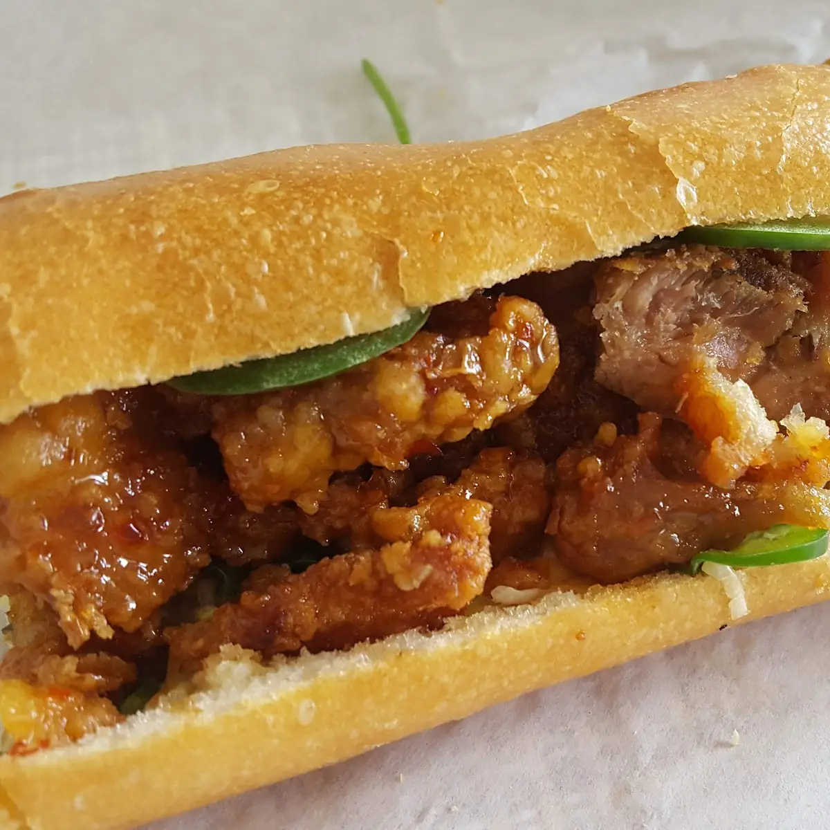 Sweet and Spicy Chicken Sandwich