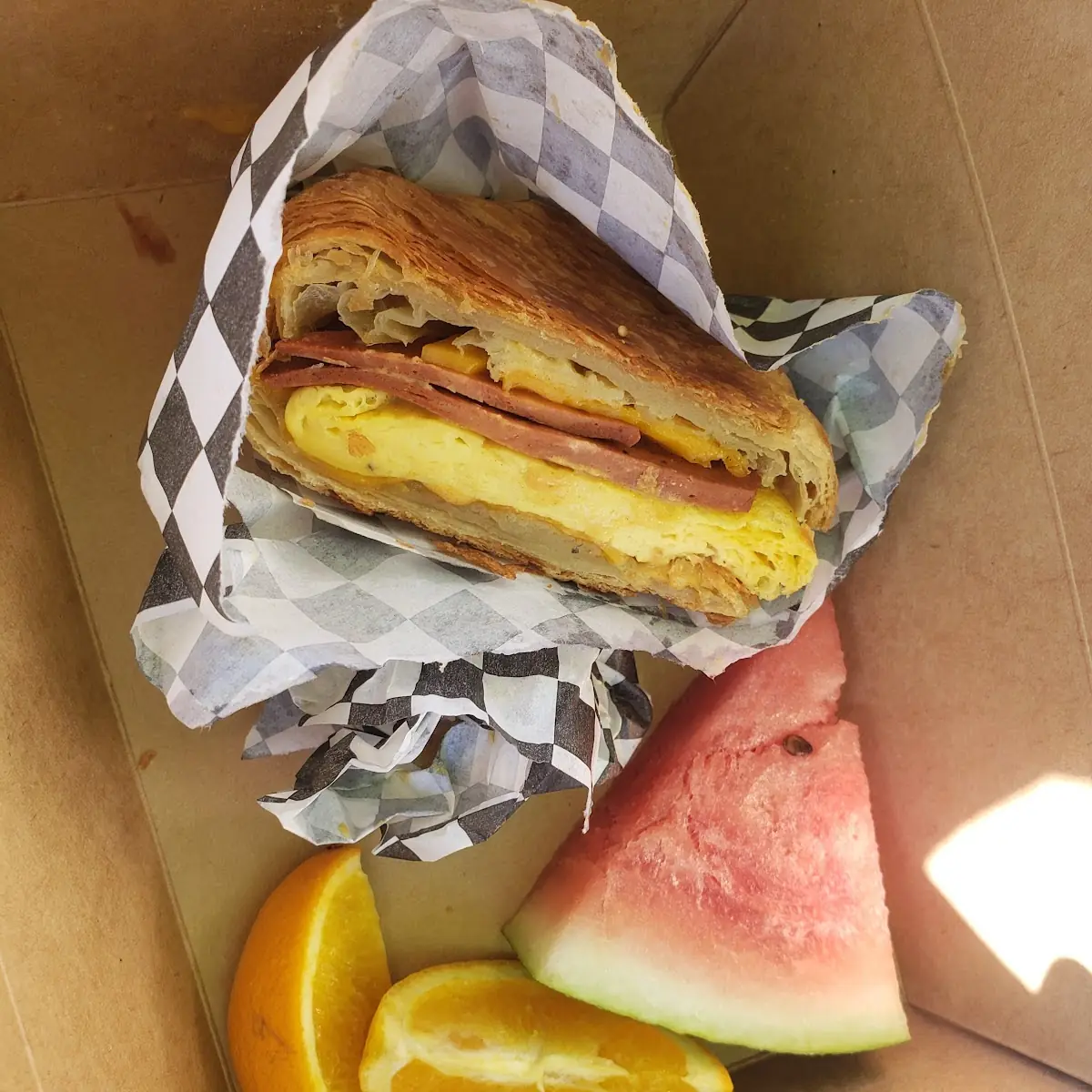 Vegan Croissant Breakfast Sandwich