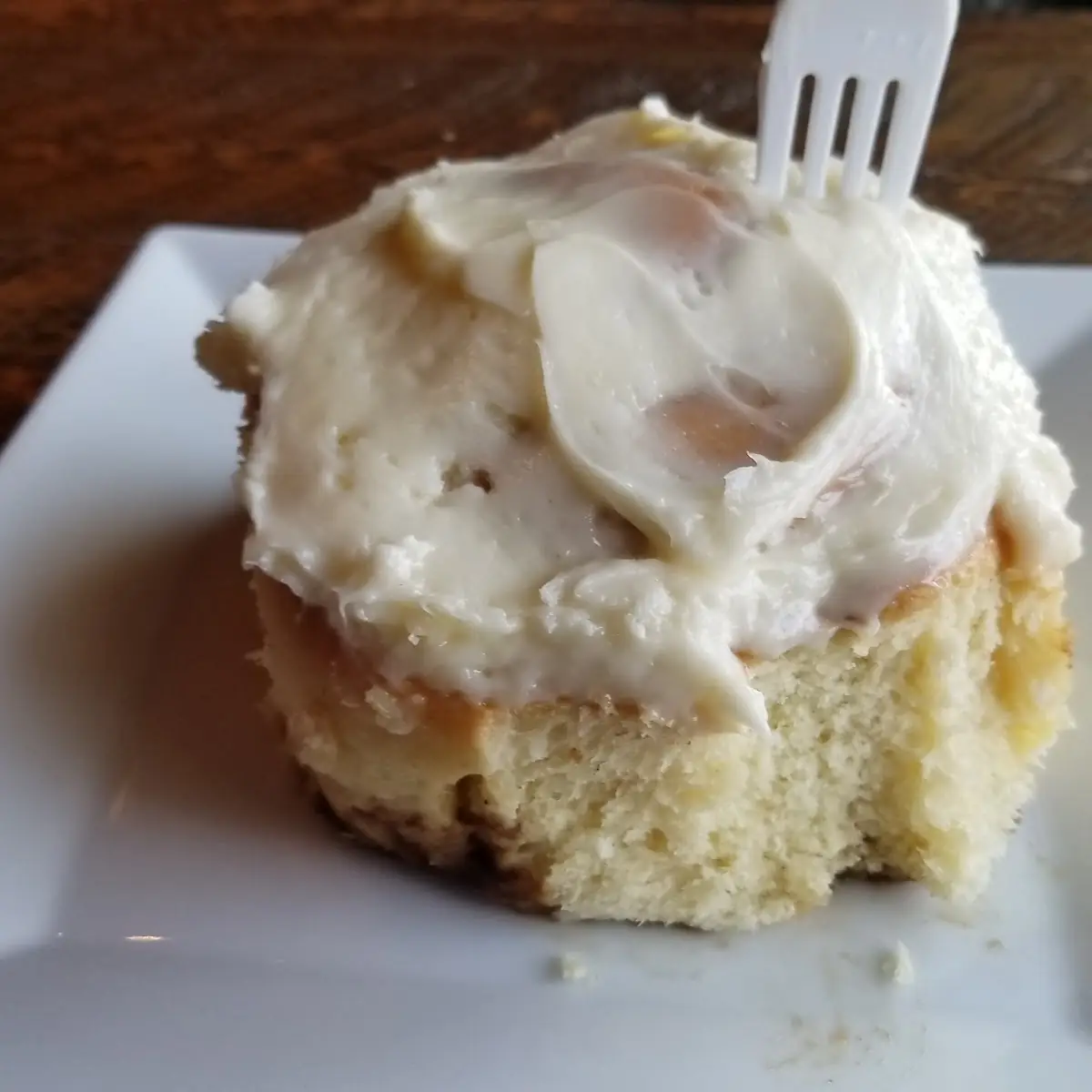 Cinnamon Roll with Cream Cheese Frosting