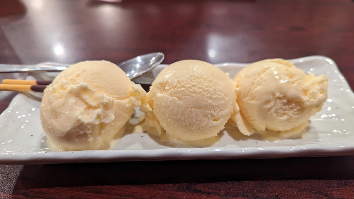 Mango Ice Cream, Koko Japanese Restaurant