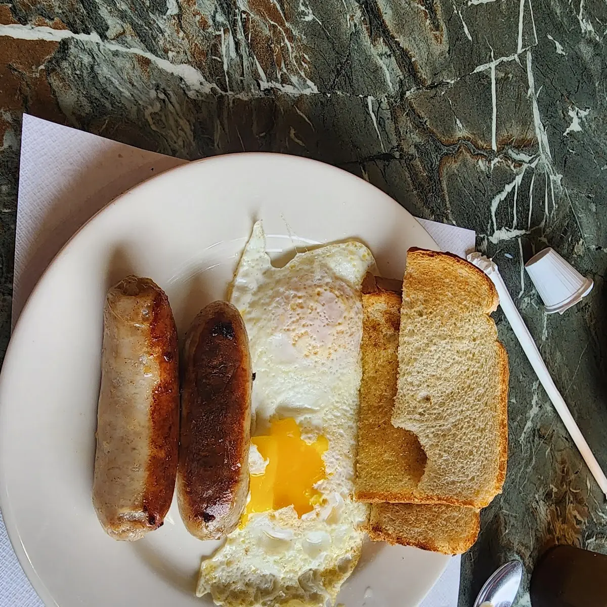 Two Eggs and Sausage