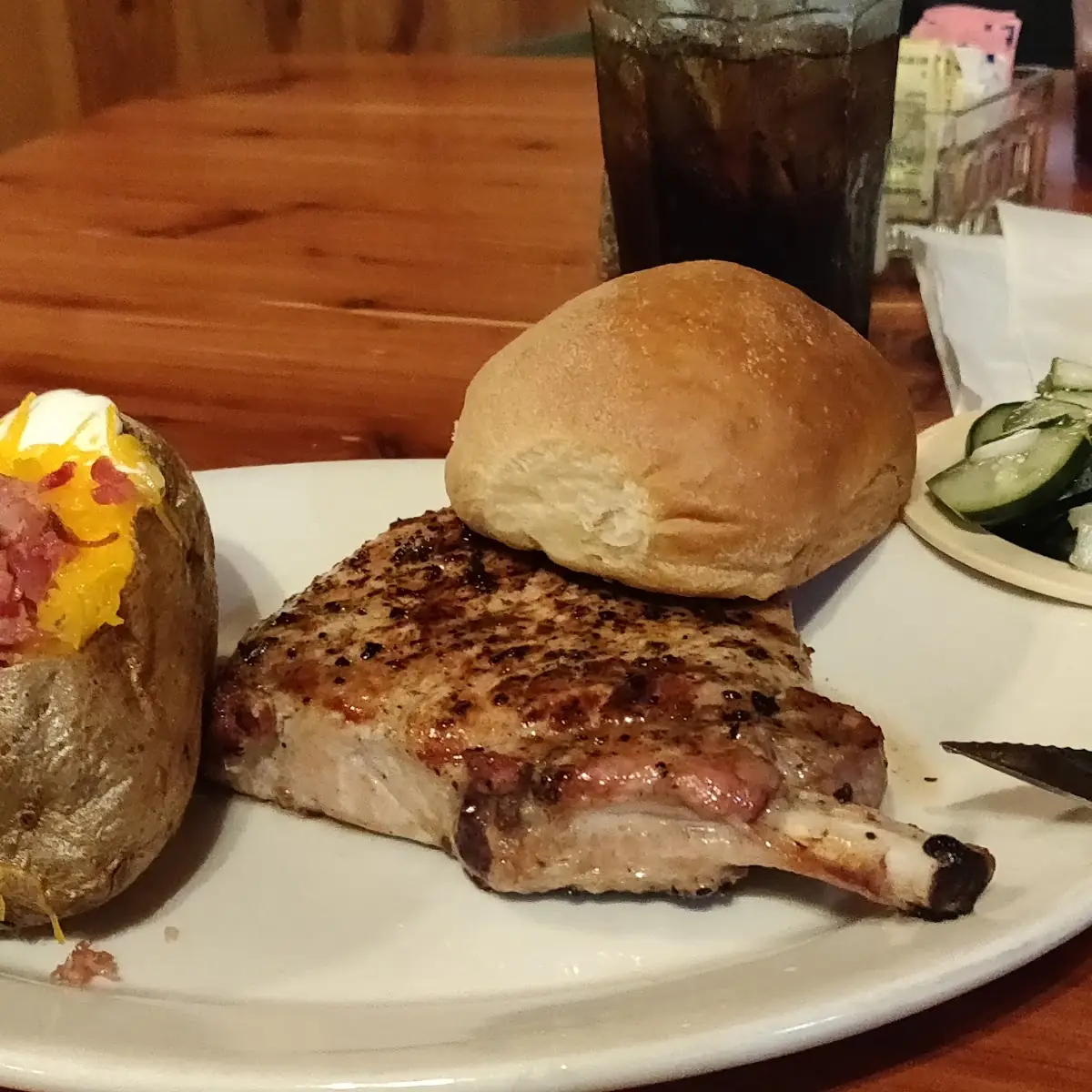 Grilled Chicken-Stuffed Baked Potato