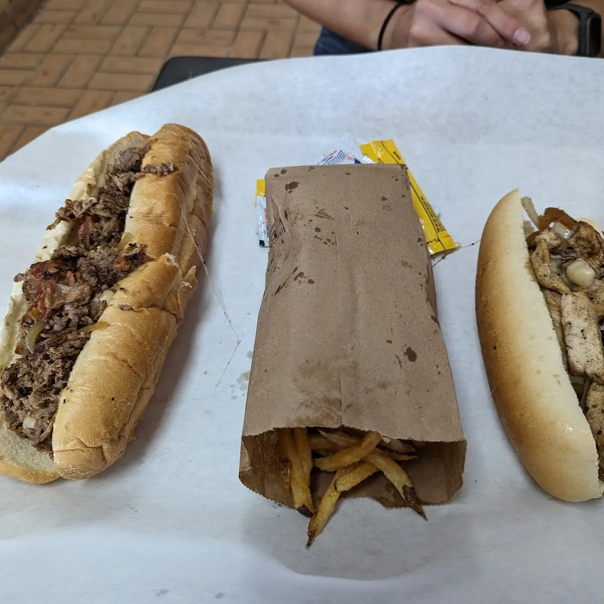 American Cheese and Steak
