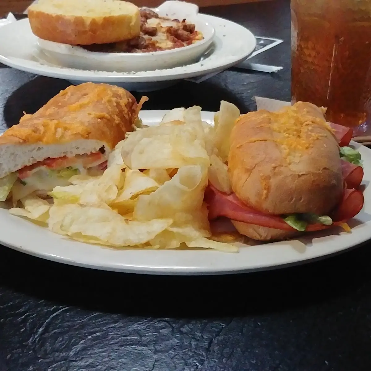Ham and Cheese Sandwich Platter