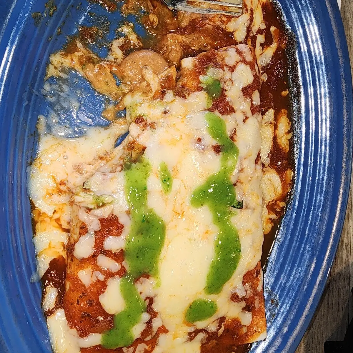 Bean & Cheese Enchiladas