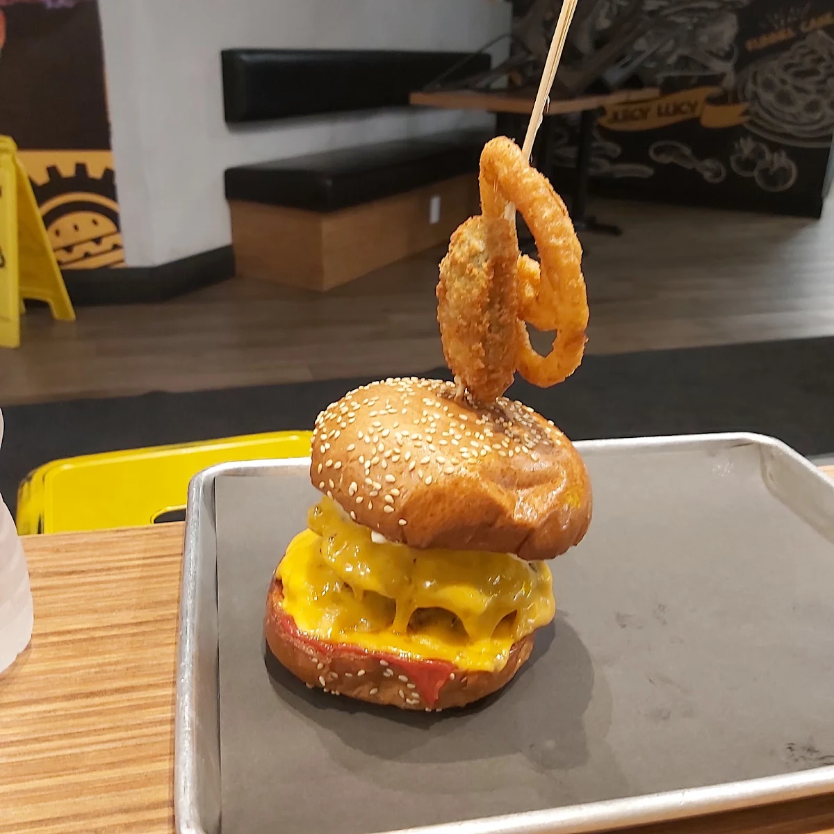 Cheesy Lucy Combo, Burger Factory - Whitby