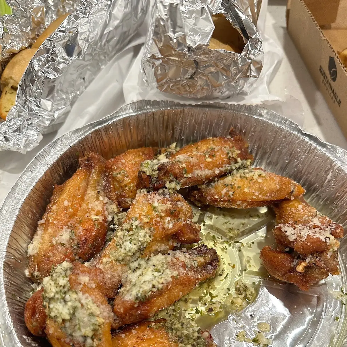 Garlic Parmesan Wings