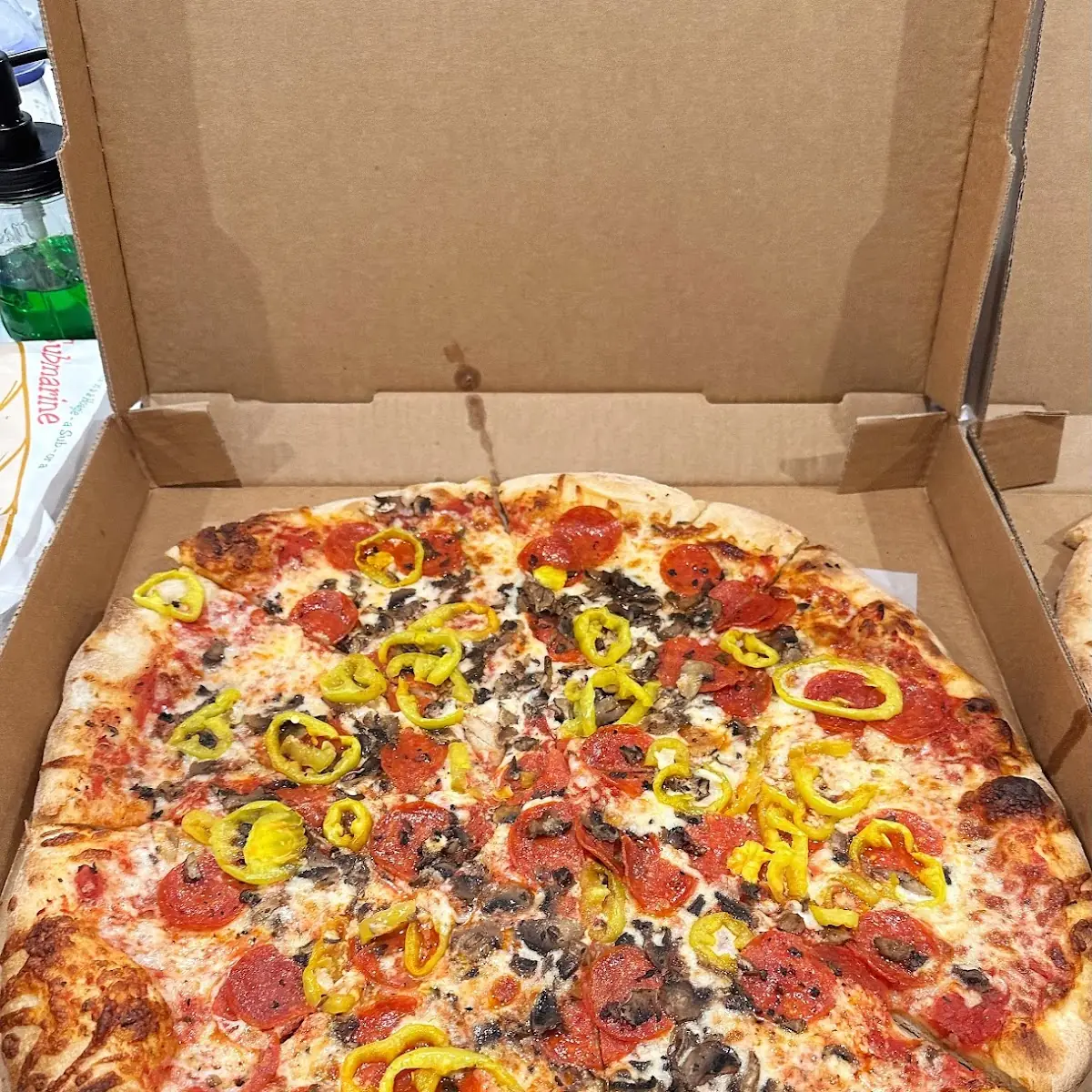 Pepperoni Banana Peppers & Mushroom Pizza