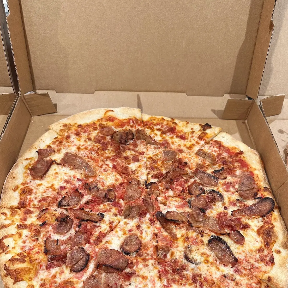 Sausage and Pepperoni Pizza