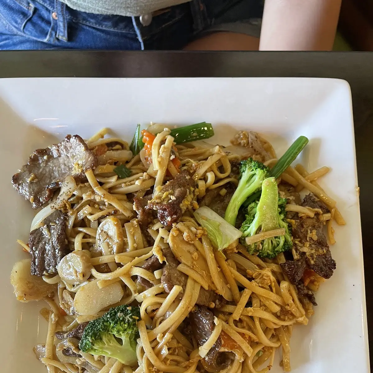 Pan Fried Flat Noodles Deluxe