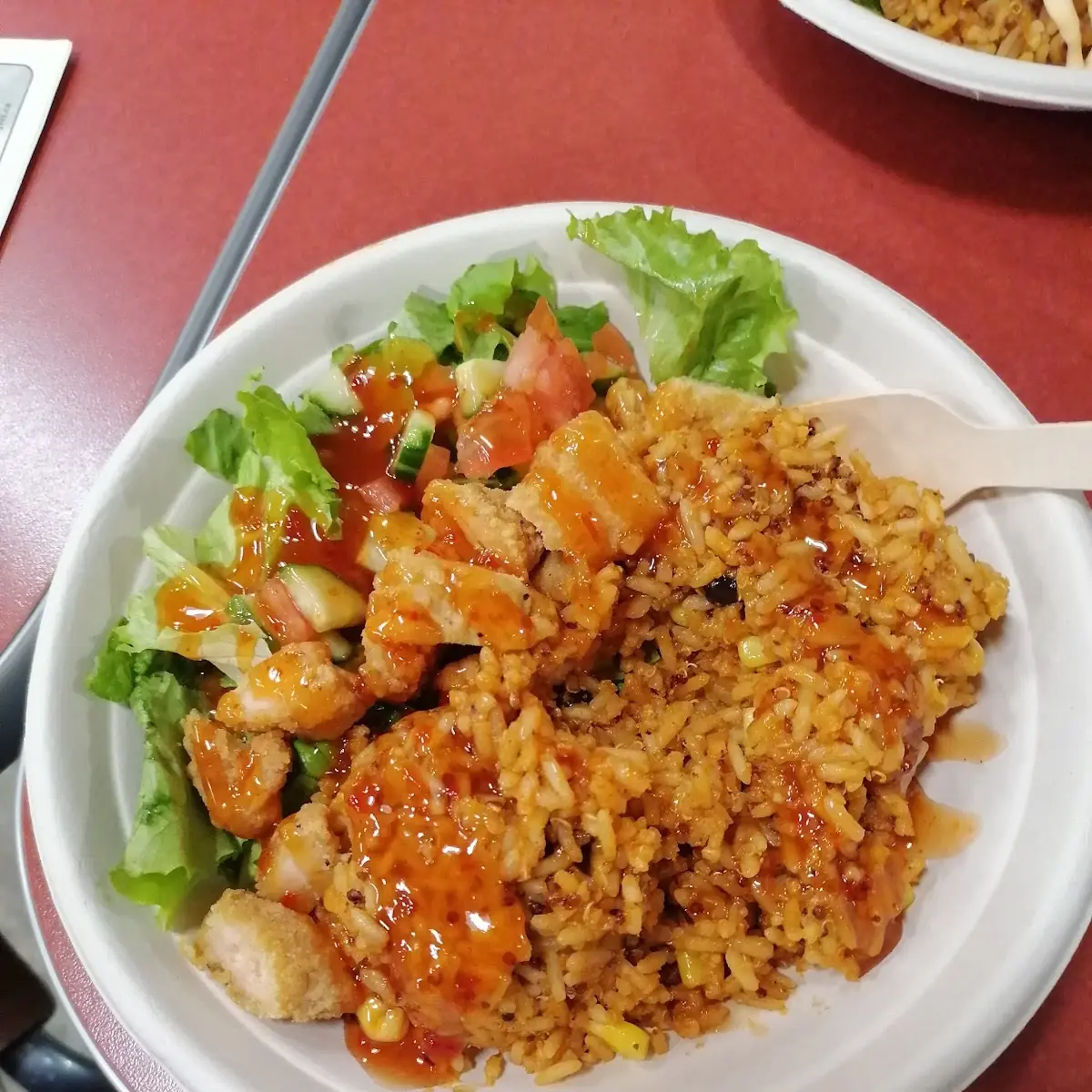 Rice with Cilantro Lime & Chicken, Tim Hortons